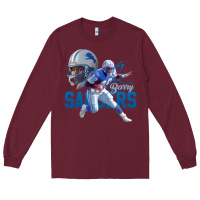 Burgundy barry sanders gift Long Sleeve Tee - tuanDangUi