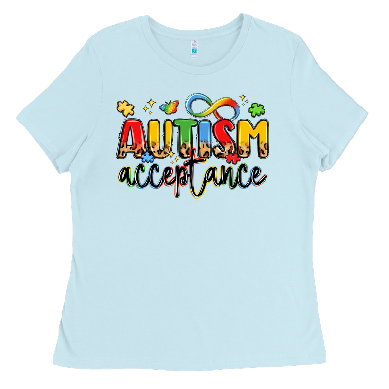 Autism Acceptance Ladies Tee by LillyAllenDesigns | Teevron