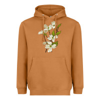 Meerkat American Dogwood Flower Illustrations Heavyweight Hoodie - LillyAllenDesigns
