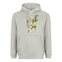 Moon Dust American Dogwood Flower Illustrations Heavyweight Hoodie - LillyAllenDesigns