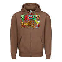 Chestnut sassy senorita Zipper Hoodie - LillyAllenDesigns