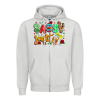 Dove Grey sassy senorita Zipper Hoodie - LillyAllenDesigns