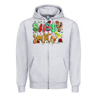 Heather Grey sassy senorita Zipper Hoodie - LillyAllenDesigns
