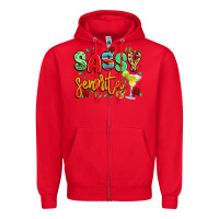 Red sassy senorita Zipper Hoodie - LillyAllenDesigns