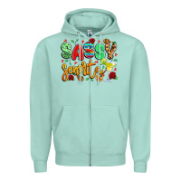 Seafoam sassy senorita Zipper Hoodie - LillyAllenDesigns