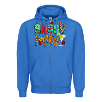 True Royal sassy senorita Zipper Hoodie - LillyAllenDesigns