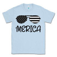 Dusty Blue Merica Classic Tee - Bettercallsaul
