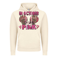 Vintage Artic in october we wear pink skeleton Vintage Hoodie - texasbilliewilder
