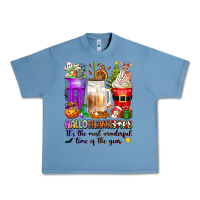 Pebble Blue Hallothanksmas coffee cups Urban Heavy Tee - texasbilliewilder