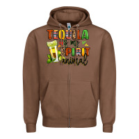 Chestnut tequila is my spirit animal Zipper Hoodie - LillyAllenDesigns