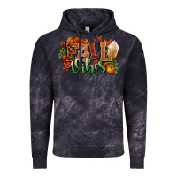 Cloud Black Fall vibes pumpkins Vintage Hoodie - NancyCooperArtShop