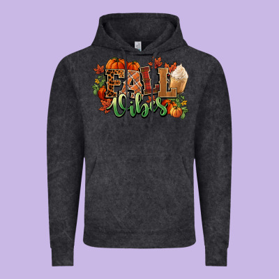 Fall Vibes Pumpkins Vintage Hoodie Designed By Nancycooperartshop