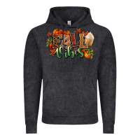 Vintage Black Fall vibes pumpkins Vintage Hoodie - NancyCooperArtShop