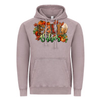 Vintage Zinc Fall vibes pumpkins Vintage Hoodie - NancyCooperArtShop
