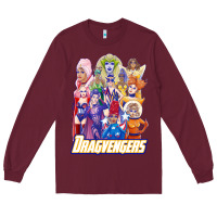 Burgundy rupaul's dragvengers all winners Long Sleeve Tee - tuanDangUi