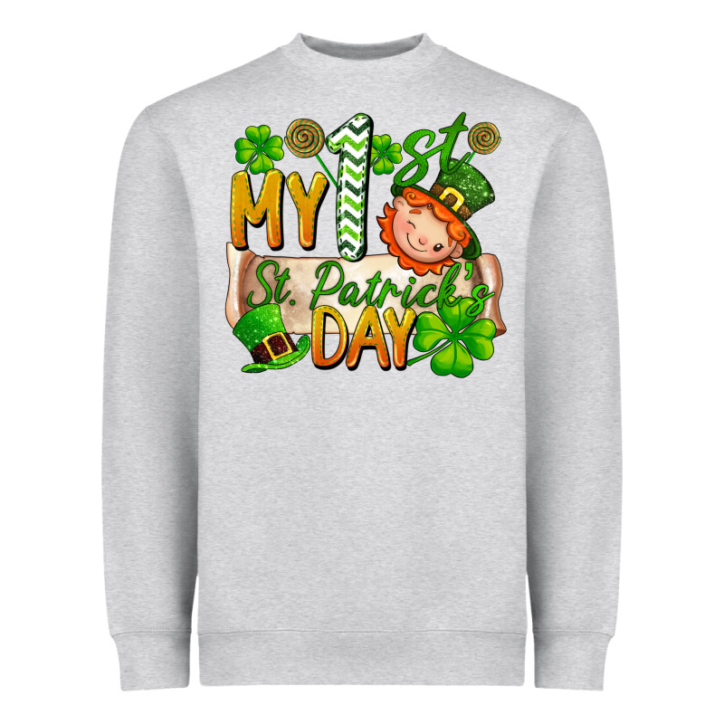 My 1st St Patricks Day Heavyweight Sweatshirt by FaDigitalArtStudio | Teevron