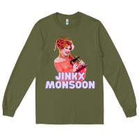 Army Green jinkx monsoon 27 Long Sleeve Tee - tuanDangUi