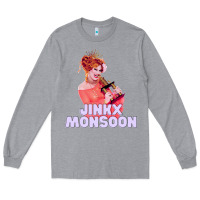Heather Grey jinkx monsoon 27 Long Sleeve Tee - tuanDangUi