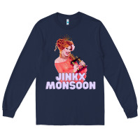 Navy jinkx monsoon 27 Long Sleeve Tee - tuanDangUi