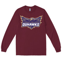 Burgundy loras college duhawks Long Sleeve Tee - tuanDangUi