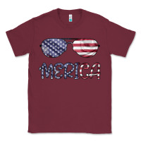 Burgundy Merica Classic Tee - Bettercallsaul