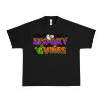Black Spooky vibes Urban Heavy Tee - NancyCooperArtShop