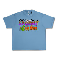 Pebble Blue Spooky vibes Urban Heavy Tee - NancyCooperArtShop