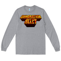 Heather Grey damnation alley Long Sleeve Tee - tuanDangUi