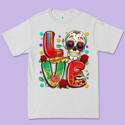 Cinco De Mayo Love Premium Tee Designed By Lillyallendesigns