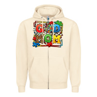 Sandshell autism god mom Zipper Hoodie - LillyAllenDesigns