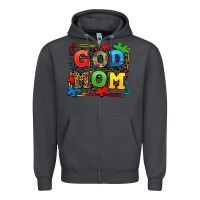 Smoke autism god mom Zipper Hoodie - LillyAllenDesigns