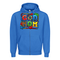 True Royal autism god mom Zipper Hoodie - LillyAllenDesigns