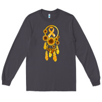 Smoke childhood cancer awareness dreamcatcher Long Sleeve Tee - Jasminsmagicworld