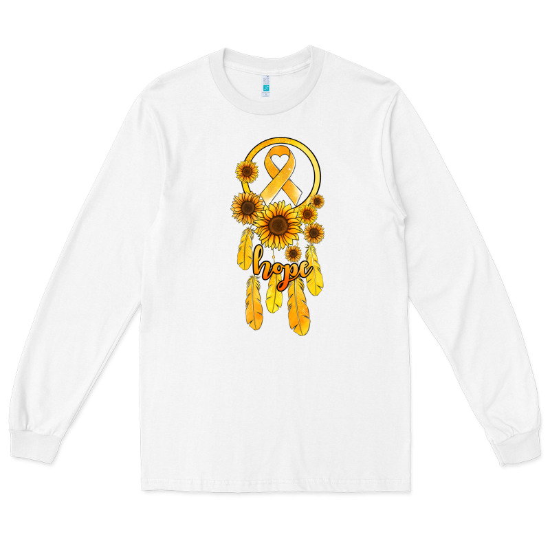 Childhood Cancer Awareness Dreamcatcher Long Sleeve Tee by Jasminsmagicworld | Teevron