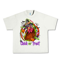 Pistachio Chick or treat Halloween Urban Heavy Tee - NancyCooperArtShop