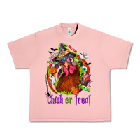 Salmon Chick or treat Halloween Urban Heavy Tee - NancyCooperArtShop