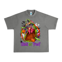 Tornado Chick or treat Halloween Urban Heavy Tee - NancyCooperArtShop