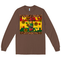 Chestnut power juneteenth Long Sleeve Tee - CowGirlArtShop