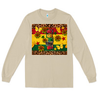 Mushroom power juneteenth Long Sleeve Tee - CowGirlArtShop