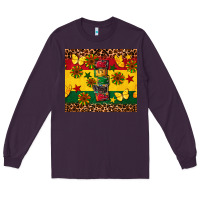 Plum power juneteenth Long Sleeve Tee - CowGirlArtShop