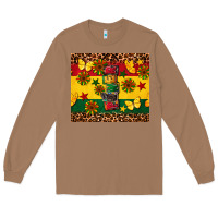 Toasted Coconut power juneteenth Long Sleeve Tee - CowGirlArtShop