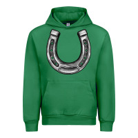Emerald horseshoe Urban Hoodie - BarkalooDesign
