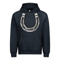Navy horseshoe Urban Hoodie - BarkalooDesign