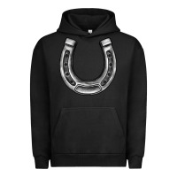 Pigment Black horseshoe Urban Hoodie - BarkalooDesign