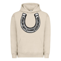 Pigment French Oak horseshoe Urban Hoodie - BarkalooDesign
