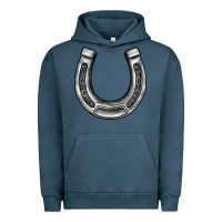 Pigment Midnight Navy horseshoe Urban Hoodie - BarkalooDesign