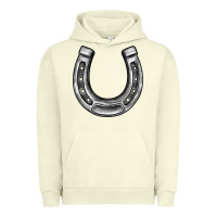 Pigment Pistachio horseshoe Urban Hoodie - BarkalooDesign