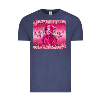 Vintage Denim Breast Cancer with boxing gloves Vintage Tee - NancyCooperArtShop