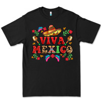 Black viva mexico Premium Tee - LillyAllenDesigns