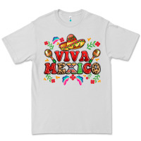 Dove Grey viva mexico Premium Tee - LillyAllenDesigns